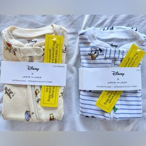 NWT Disney x Janie and Jack Baby Pajama Set